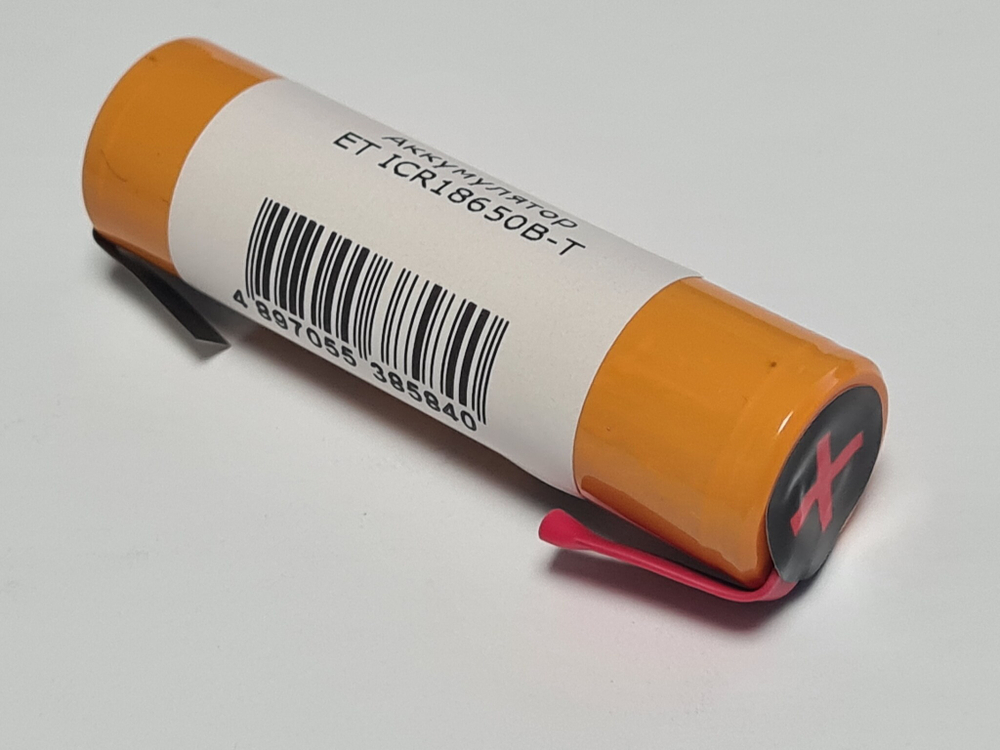 Аккумулятор ET ICR18650B-T