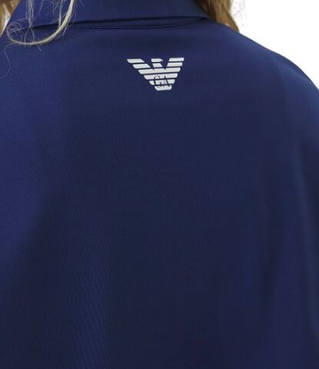 Женский теннисный костюм EA7 Woman Jersey - небесный