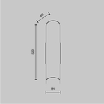 Настенный светильник (бра) Maytoni P011WL-02CH