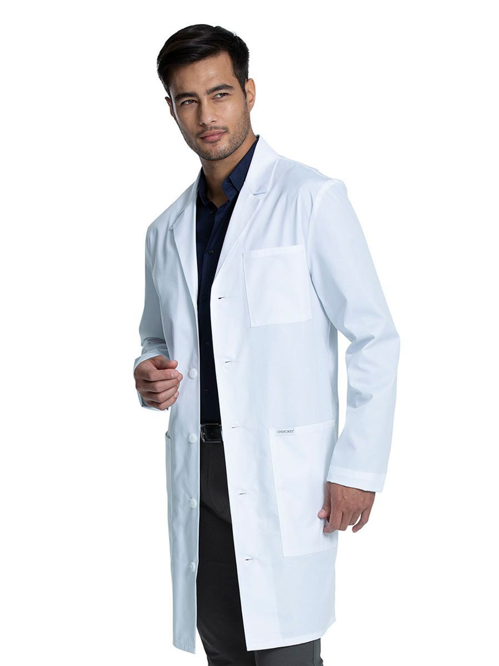 Халат медицинский мужской Cherokee CK412T, белый, S