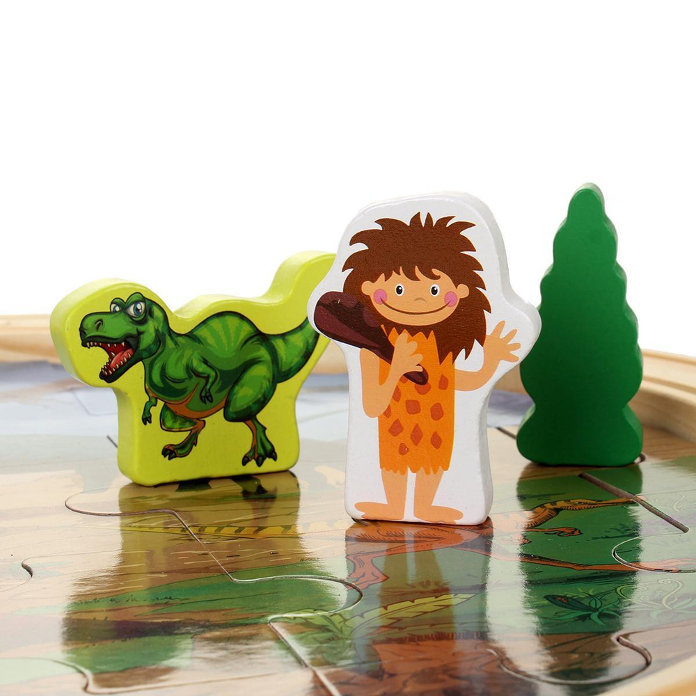 Развивающая игрушка Деревянная дорога 39 эл, коробка C-41886