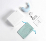 Голубой вибростимулятор G-spa для G-точки и клитора