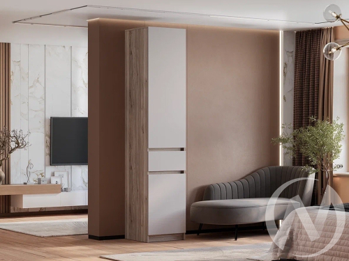 Пенал ПН-01 Прихожая Багира (дуб смоки/кашемир)