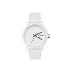LACOSTE 12.12 Wrist Watch Quartz Movement Resin Strap 42mm White Dial Men"s Watches