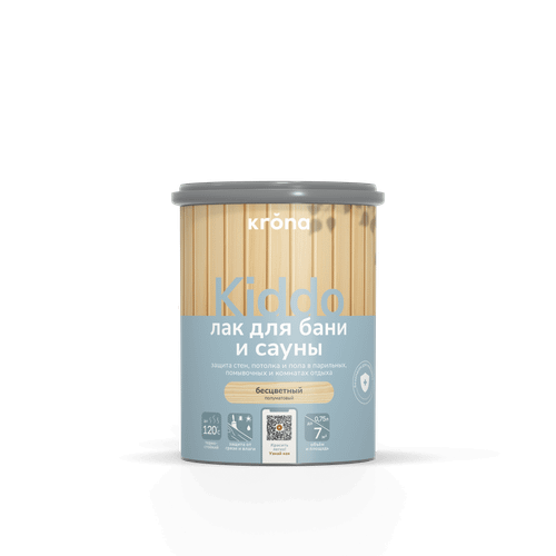 Лак для бани и сауны KRONA KIDDO 0,75л
