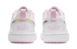 Nike Court Borough Low 2 SE Floral Low Panel Shoes GS White Pink