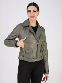 Кожаная куртка демисезонная косуха