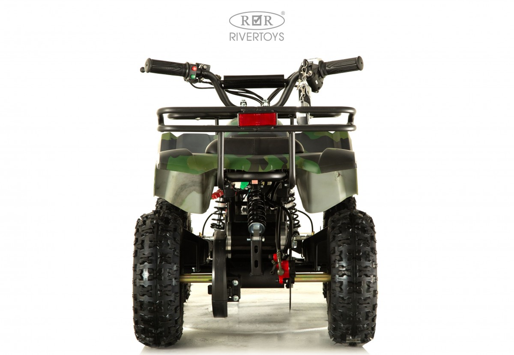 Детский электроквадроцикл TIKI Зеленый камуфляж