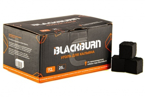 BlackBurn 25мм Уголь для кальяна (1 кор.*12 кг) 1 кг.