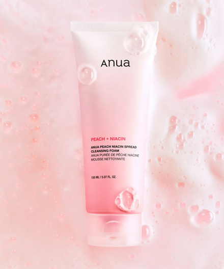 ANUA Пенка для умывания с персиком и ниацинамидом Peach Niacin Spread Cleansing Foam 150ml