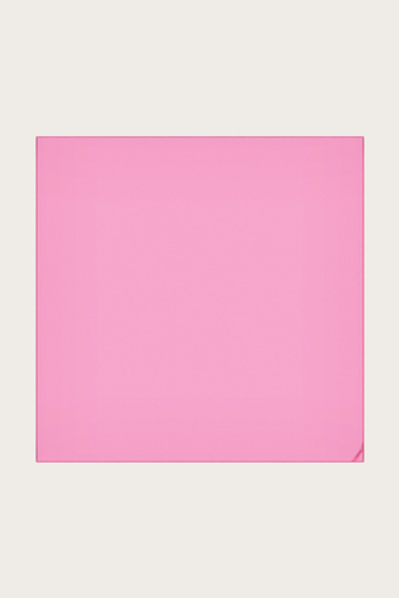 ПЛАТОК ИЗ РОЗОВОГО ШЕЛКА 90*90