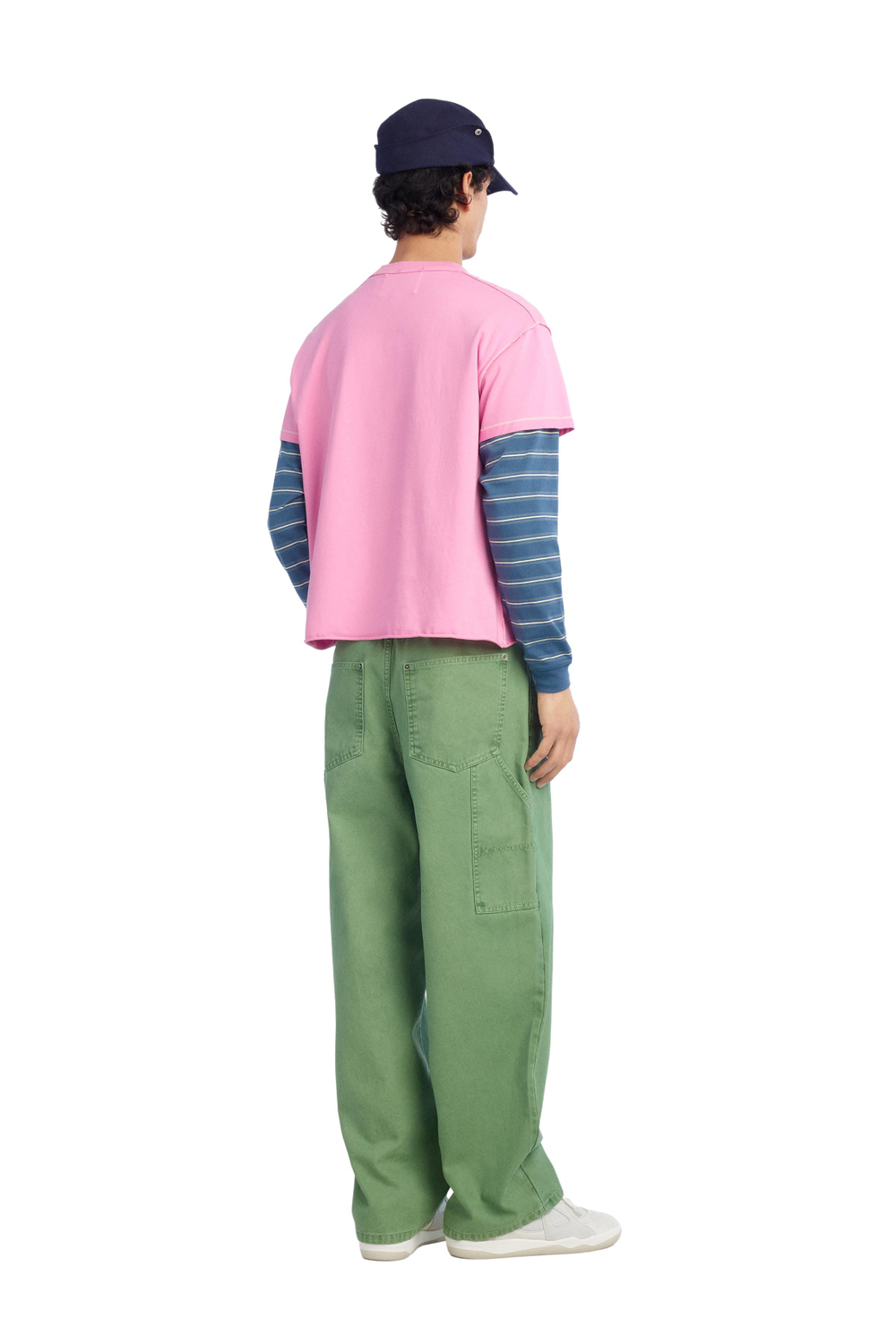 ZARA X BENITO ANTONIO ФУТБОЛКА С ЭФФЕКТОМ ПОТЕРТОСТЕЙ, РОЗОВЫЙ