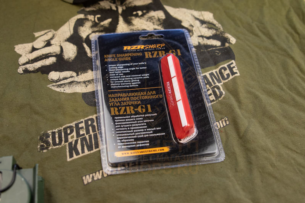 Направляющая Kizlyar Supreme RZR-G1 для ручной заточки, Red