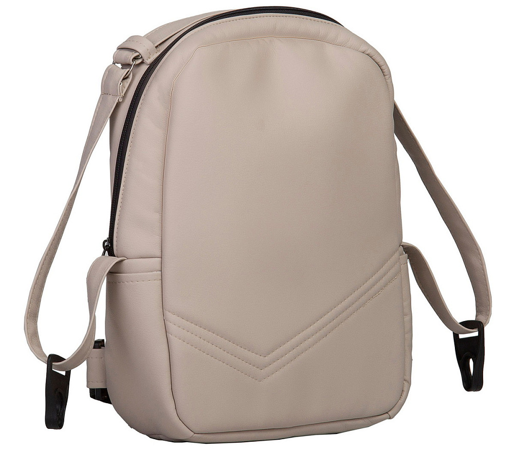 Детская коляска Indigo Mio S 3 в 1 с автокреслом Avionaut Cosmo Beige 01 св.бежевая кожа+бежевый