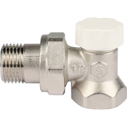 Клапан запорно-балансировочный, угловой 1/2"