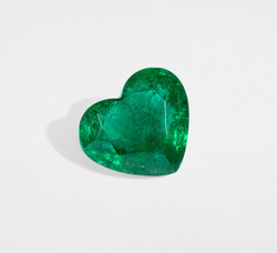 Изумруд, Сердце, 1 шт / 8,36 карат, Замбия