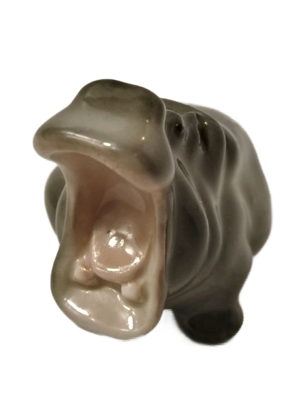 Фарфоровая статуэтка "Бегемот" (ЛФЗ), СССР, 1970-1991 гг.