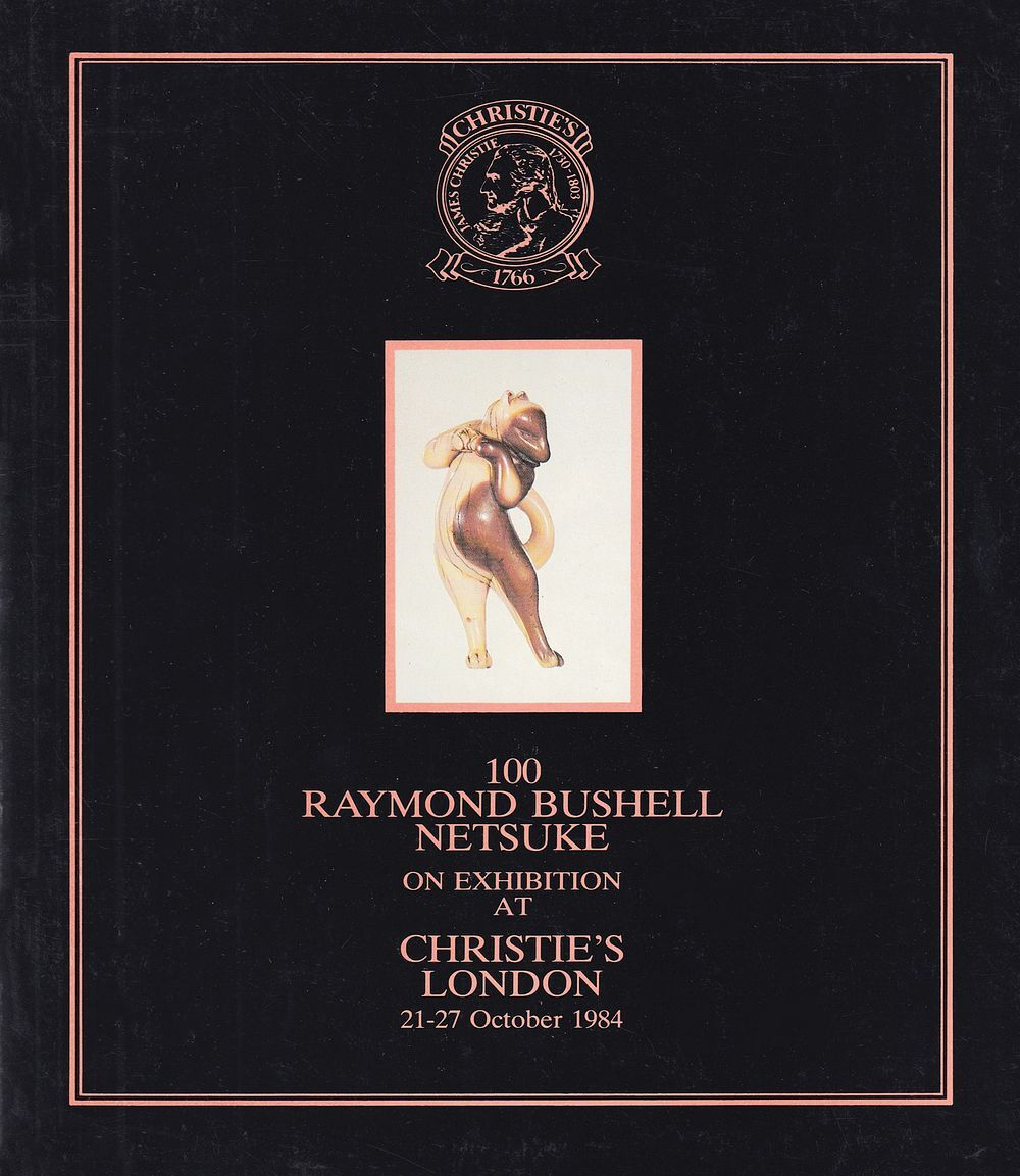 100 нэцкэ из коллекции Рэймонда Бушелла: Предаукционная выставка в Christie's 21-27 октября 1984 года