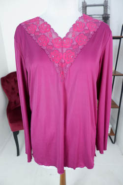 Блузка с кружевом 50 размер