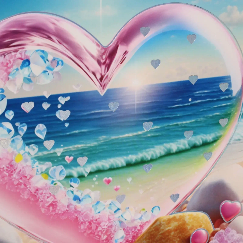 Пакет подарочный «Счастье для двоих» 26*32*10 см, микс