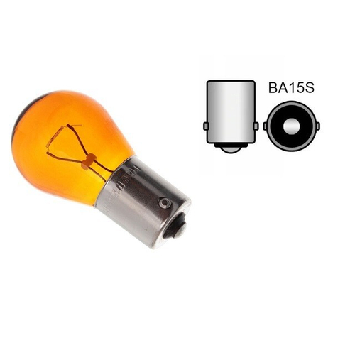 (MITSUMORO) Лампа 12V P21W BA15S +30% ЖЕЛТАЯ (1шт)