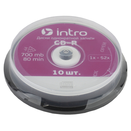 Intro СD-R INTRO 52X 700MB Cakebox 10