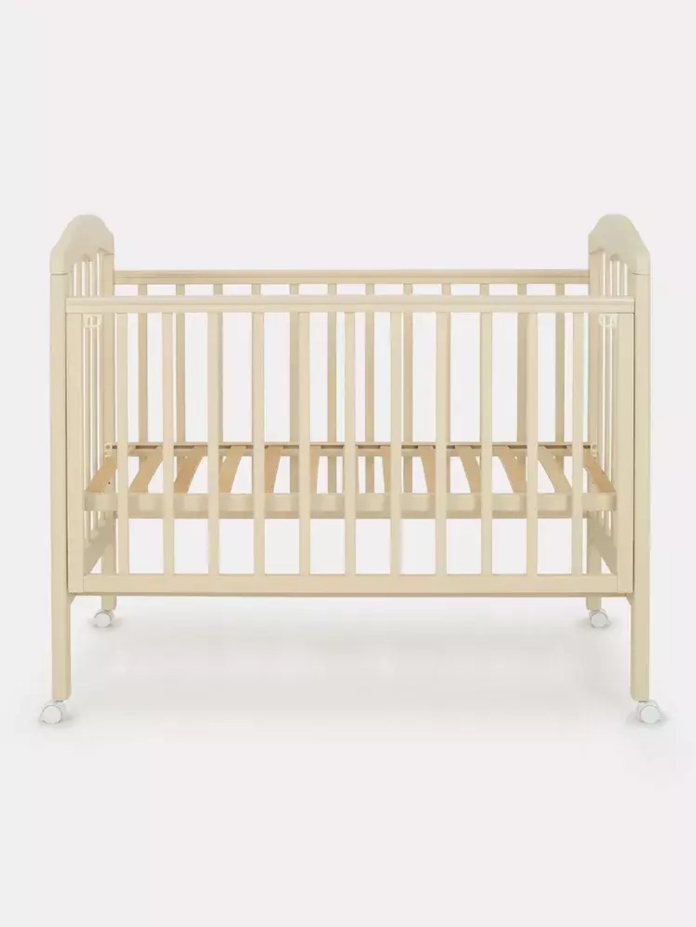 Кровать детская 120*60 "СИЛЬВИЯ"-2 (арт.44) кол/кач (слоновая кость)