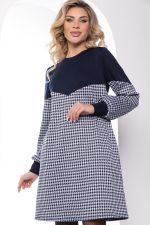 Платье "Игра на контрасте" (блю) П7946 LT Collection (Акция)