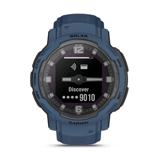 Умные часы Garmin Instinct Crossover Solar синий