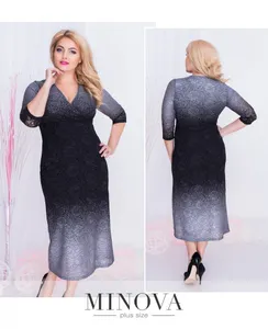 Платье 00259-2-серебро Minova