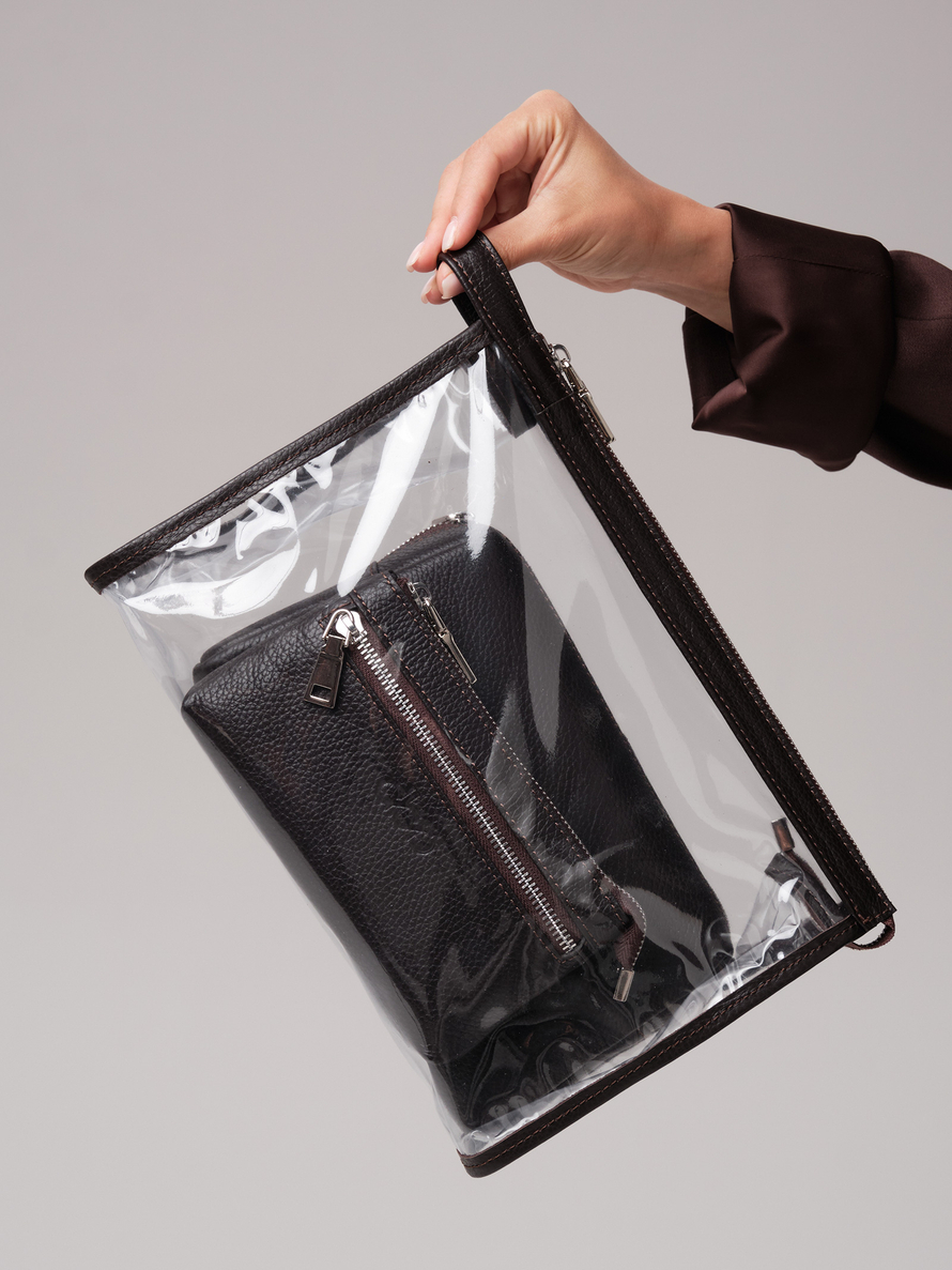 Набор косметичек DBR 15-89 темно-коричневый