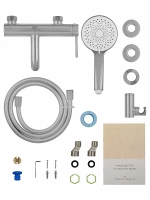 Смеситель для ванны с душем WONZON & WOGHAND STICK WW-88639017-BN никель брашированный