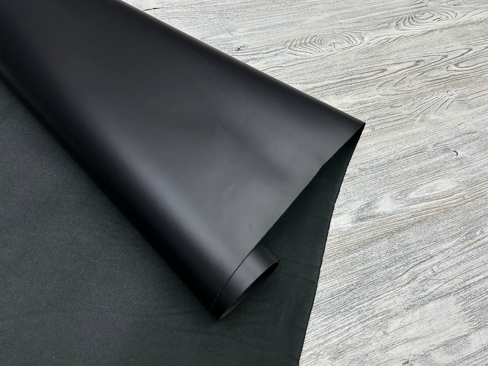 Bolero Opaco Nero (1,4-1,6 мм), цв. Черный, натуральная кожа