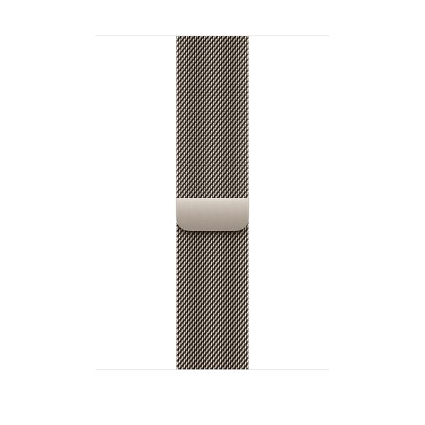 Ремешок Apple Watch 46mm Stainless Steel Natural Milanese Loop - M/L