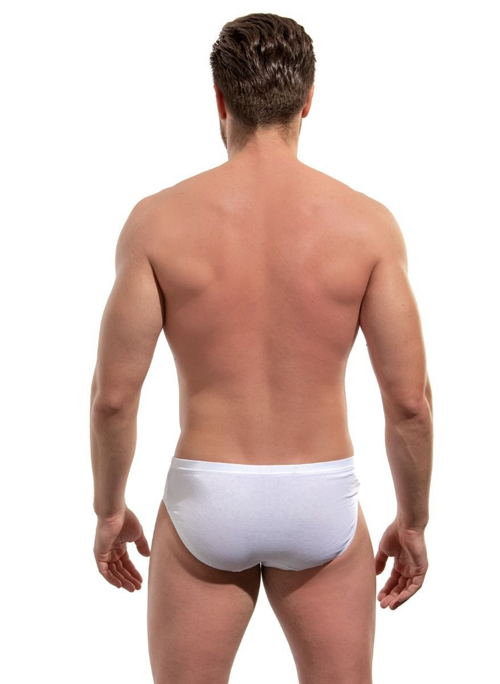 Хлопковые мужские трусы-слипы (Размер: XL) (Цвет: зеленый)