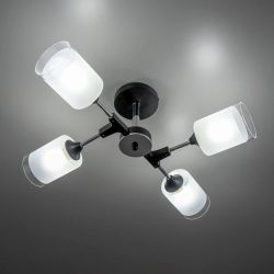 Citilux Эрик CL136145 Люстра потолочная Чёрная