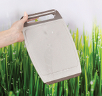 Доска разделочная ХЕВИ 350*240 мм антискользящие вставки, увеличенная толщина, желобки для отвода влаги М1566