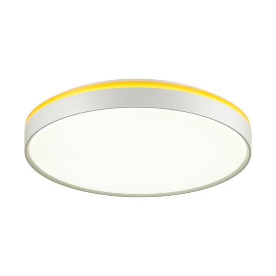 7709/DL COLOR SN 154 Светильник пластик/белый/желтый LED 48Вт 4000К D420 IP43 KEZO YELLOW