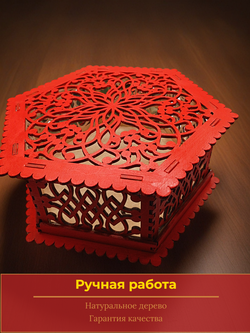 Шкатулка Резная. Ручная роспись.