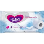Бумага туалетная влажная РАСТВОРЯЮЩАЯСЯ 40шт, увеличенный размер 13*18см Fresh idea