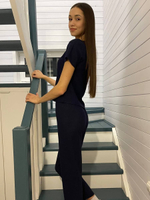 К/ж штаны+футболка 3172-2 (черный)