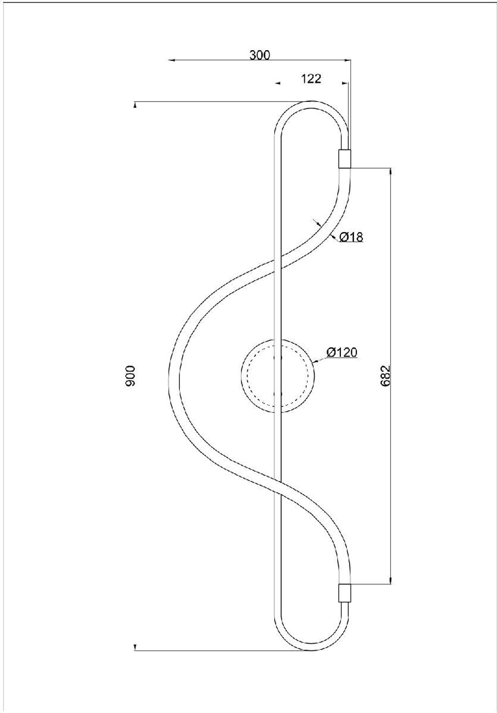 Бра Arte Lamp A2850AP-13PB