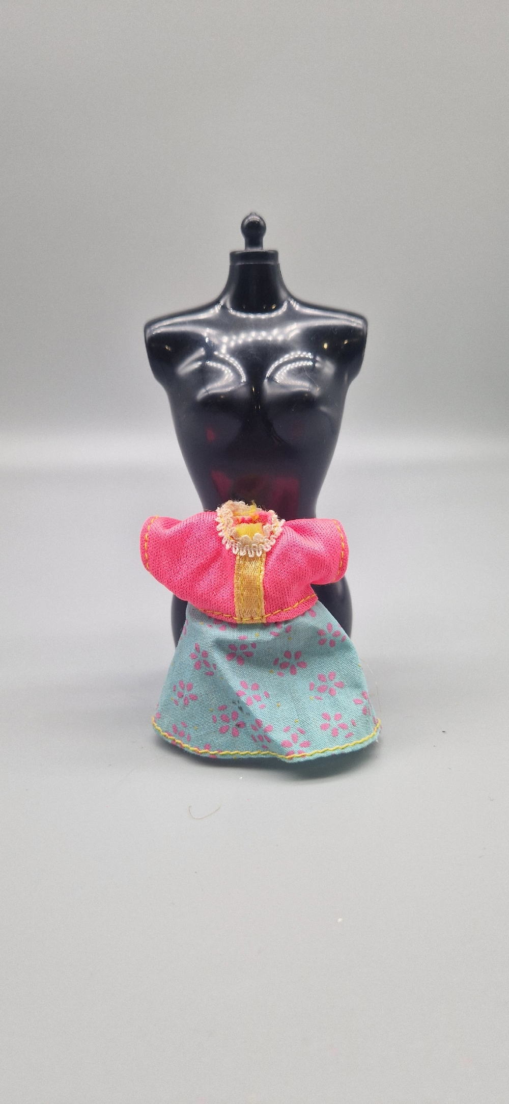 Одежда для куклы Барби - Келли винтаж платье школьницы 0289