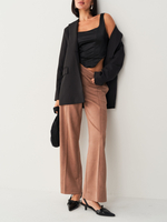 Костюм брючный женский велюровый из замши осенний весенний