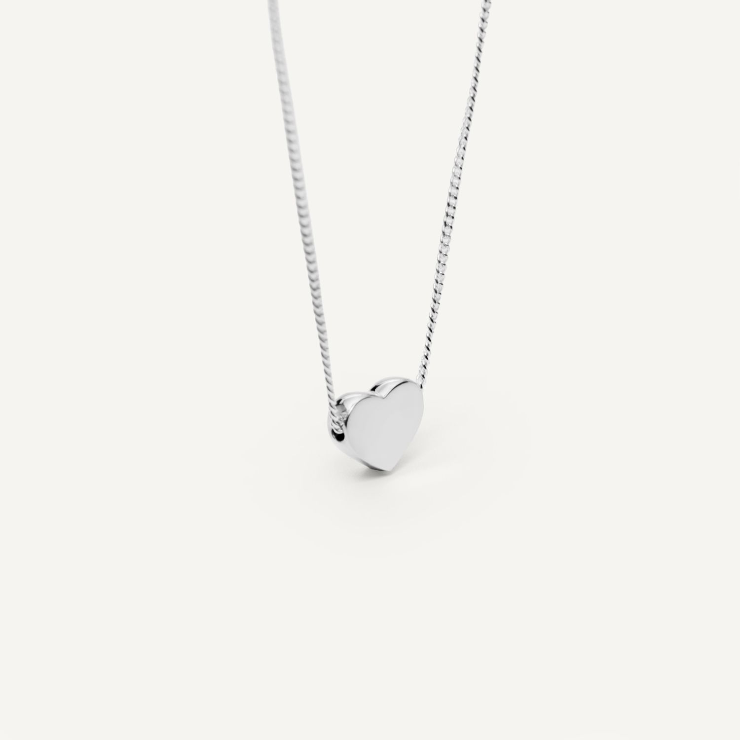 Колье Silver Gentle Heart Necklace
