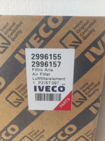 Фильтр воздушный со вставкой Iveco 2996155 2996157