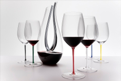 Набор бокалов для красного вина 6шт 625мл Riedel Fatto a Mano Cabernet/Merlot с разноцветными ножками