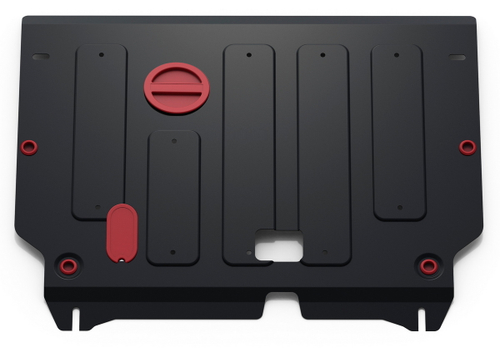 Защита картера и КПП АвтоБроня для Kia Optima III рестайлинг (V - 2.4) 2013-2016, штампованная, сталь 1.8 мм, с крепежом, 111.02824.1