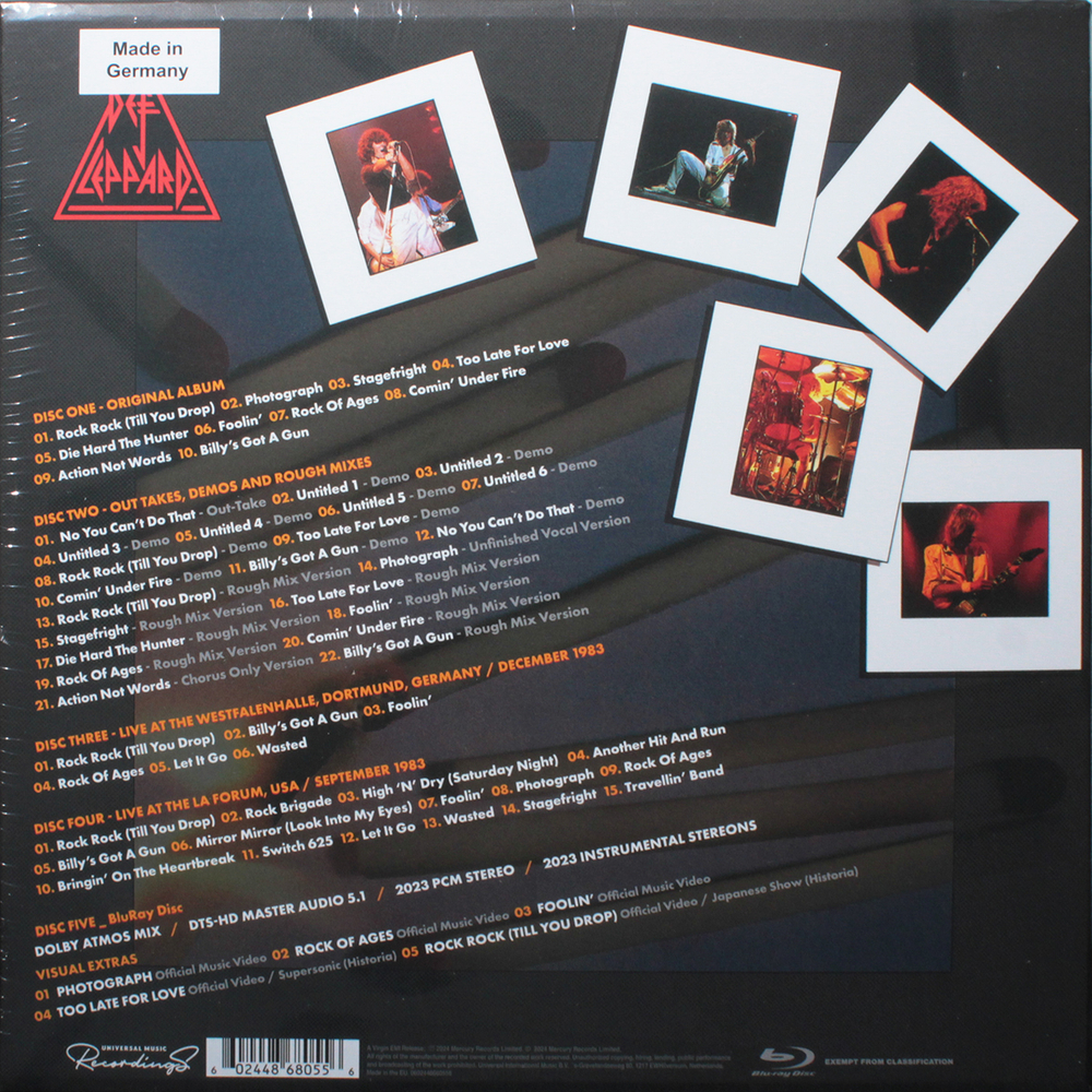 Def Leppard / Pyromania (40th Anniversary Edition)(4CD+Blu-Ray)