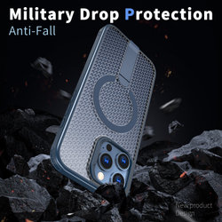 Прозрачный чехол Mesh Pro Magnetic Case для iPhone 16 Pro Max